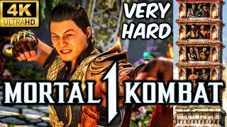 MK1 *SHANG TSUNG* VERY HARD KLASSIC TOWER GAMEPLAY!! (SAREENA AS KAMEO) 4K 60 FPS NO ROUNDS LOST!!