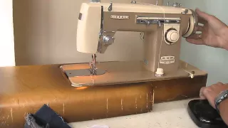 Sewing machine Ideal Deluxe Voll Zick Zack заправка ниток