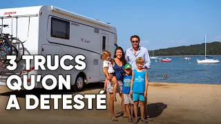 Ce que nous avons détesté en Camping Car 😱