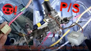 8-Reparation & Soudures du faisceau électriques de la direction assistée (Power Steering)Peugeot 107