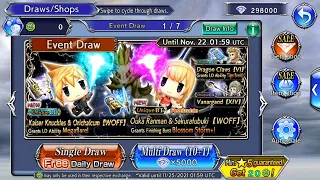 Gem Pulls for Lann and Reynn LD & BT (featuring Sabin) - Dissidia Final Fantasy Opera Omnia