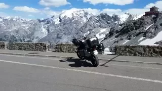 Stilfser Joch (Passo dello Stelvio) mit dem Motorrad 2015 Teil 1