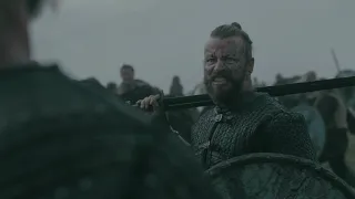 Vikings S05 E10 King Harald kills his brother Halfdan the Black