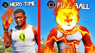 FRANKLIN Becomes BEN 10 HEATBLAST (GTA 5 Mods)