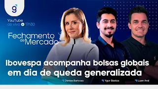 🔴 21/09/23 - Ibovespa acompanha bolsas globais em dia de queda generalizada | Fechamento de Mercado