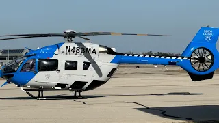 Airbus H145-D3 start up and take off