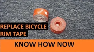 Replace Bicycle Rim Tape