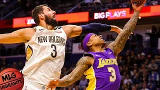 Los Angeles Lakers vs New Orleans Pelicans Full Game Highlights / March 22 / 2017-18 NBA Season