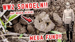 WW2 SONDELN auf neuen Acker! ABZEICHEN, SILBER und mehr!(METALLDETEKTOR)(Metal Detecting Germany)