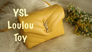 YSL Loulou Toy Yellow + MODSHOTS