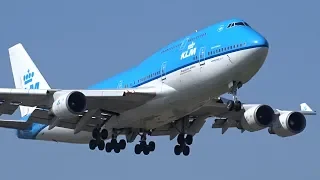 BIG Aircraft Landing At Rwy 06&36R B777, A330, B747, B787 Schiphol Airport