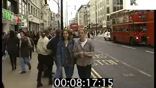 1990s Oxford Street, London, Shoppers