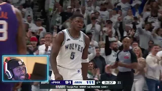 REACTION* ANT MAN DOESN’T HOLD BACK! - Timberwolves vs Suns FULL GAME HIGHLIGHTS NBA Game 1