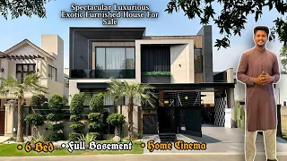 1 Kanal Full Furnished House with Basement & Home Cinema For Sale in DHA Phase 6 Lahore