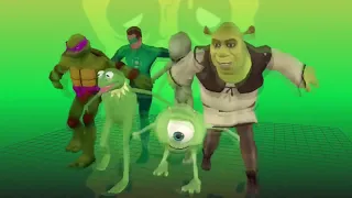 Shrekão dançando ao som de dormi na praça (english version)