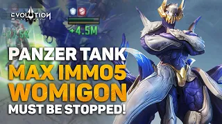 Panzer Tank Best Build Womigon at Maxed Immortal 5 | Eternal Evolution