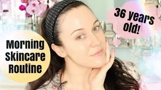 36 YEARS OLD ll Morning Skincare Routine ll Dry Skin, Fine Lines + Hyperpigmentation