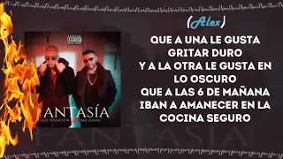 'Fantasia' Letra Lyrics   Alex Sensation, Bad Bunny