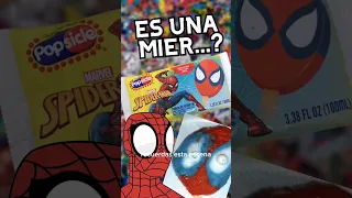 ¡PROBE EL HELADO DE SPIDER-MAN! Y es... @popsicle  #spiderman