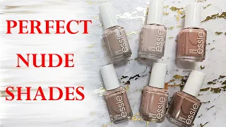 ALL MY NUDE NAIL POLISHES FROM ESSIE | Application + Swatches on the Natural Nails