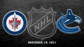 NHL Jets vs Canucks | Nov.19, 2021