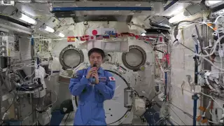 Space Station Crewmember Discusses Life in Space with Japanese Students