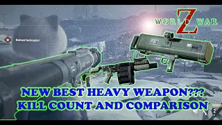 New Best Heavy Weapon??? | Test Kill Count and Comparison | WWZ Aftermath Holy Terror Update