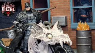 2021 DC Multiverse DEATH METAL BATMAN & BATCYCLE Review | McFarlane Toys | Dark Knights Death Metal