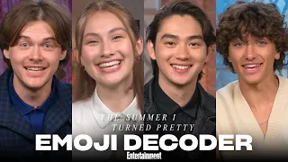 'The Summer I Turned Pretty' Cast Guess TV Shows Using Only Emojis | Emoji Decoder