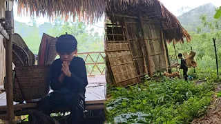 A poor boy finds an abandoned house and wonders if it's safe there.