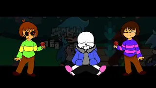 FNF Buffer But Frisk And Chara Sing It