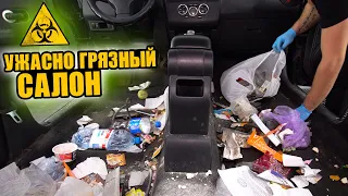 САМЫЙ ГРЯЗНЫЙ САЛОН, ЧТО я ВИДЕЛ - ДЕТЕЙЛИНГ NISSAN #ОТМЫЛИ