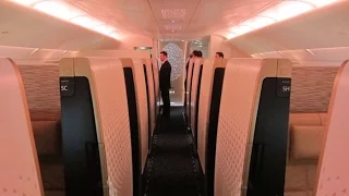 Etihad First Class (Apartments) - London Heathrow to Abu Dhabi (EY 12) - Airbus A380-800