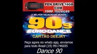 Dance anos 90,91,92,93,94,95,96,97,98,99 MEGAMIX -  Peça Pen Drive Whats (19)991746695