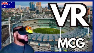 FIRST TIME REACTING TO | The Melbourne Cricket Ground (MCG) VR