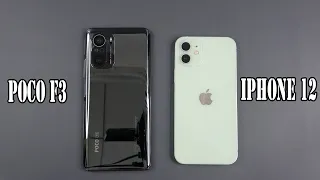 Poco F3 vs iPhone 12 | SpeedTest and Camera comparison