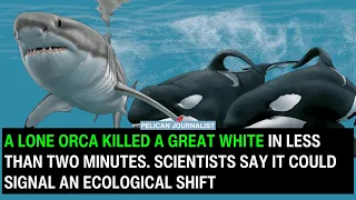 A lone orca killed a great white in less than two minutes. Scientists say it could signal an...
