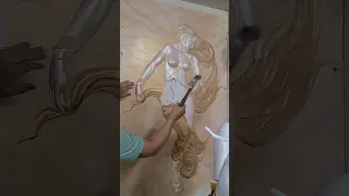 after 700k views on YouTube I had to destroy this drywall art