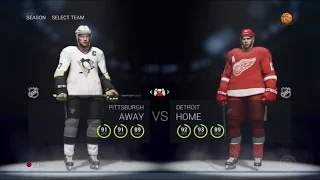 NHL 16 Stanley Cup Playoffs: Penguins at Red Wings (Game 3) (5/1/2016)