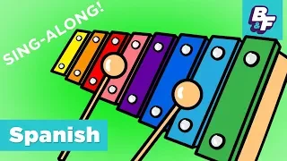 Learn Colors In Spanish Sing-Along Song | BASHO & FRIENDS 4k Learning Songs | Los colores