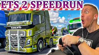 ETS 2 Speedrun - Volvo SCHWERTRANSPORT! Mit 51 Tonnen durch die DEUTSCHLAND - Euro Truck Simulator 2