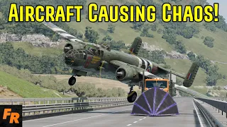Aircraft Causing Chaos! - BeamNG Drive