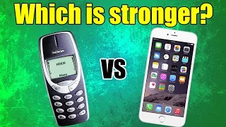 Nokia 3310 vs Hammer and Saw / DESTRUCTION Test! compared with Iphone 6 Plus Bend Test