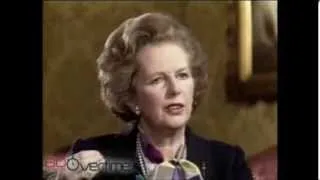 Margaret Thatcher on 60 Minutes interview 1985