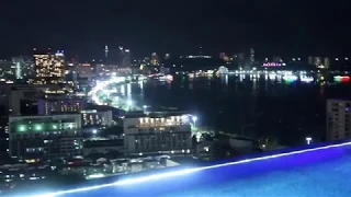 Pattaya with a view from rooftop pool Thailand 🇹🇭