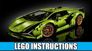 LEGO Instructions: How to Build LEGO Lamborghini Sián FKP 37 - 42115 (LEGO TECHNIC)