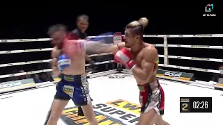 Parsa Aminpour (TigerMuayThai) vs Erdal Golcek @ LWC Super Champ Highlights