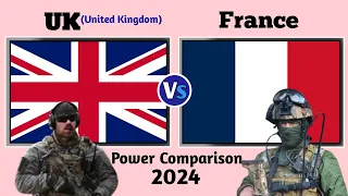 UK Vs France Military Power Comparison 2024|France Vs UK military Power 2024