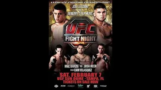 UFC Fight Night:-  Lauzon vs. Stephens