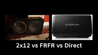 2x12 Cab vs FRFR vs Direct | Anatomy of Tone